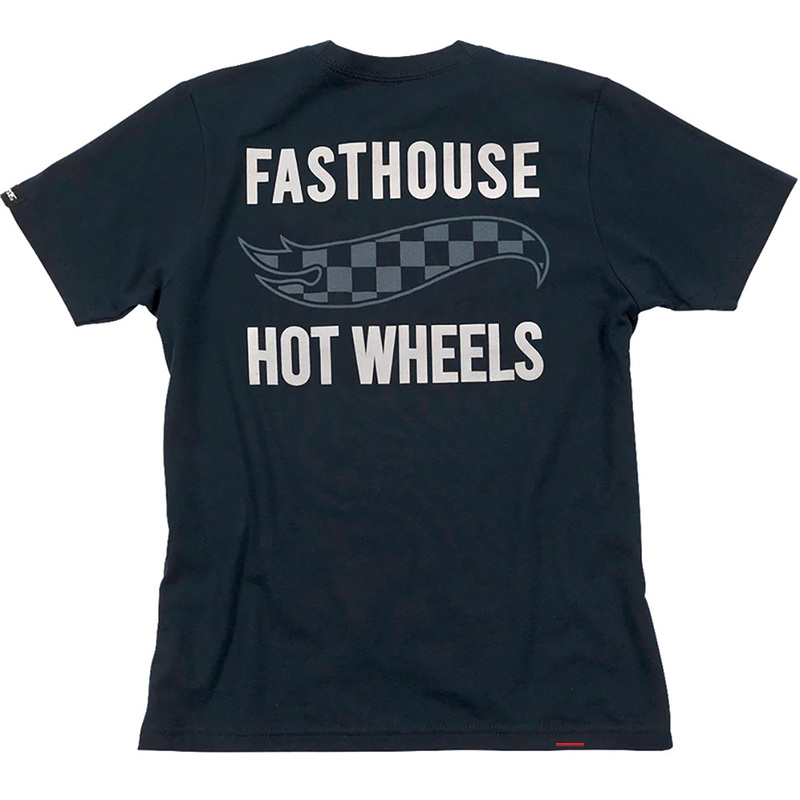 Fasthouse Hot Wheels Pennon Midnight Navy Kids Tee