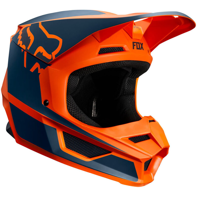 orange kids helmet
