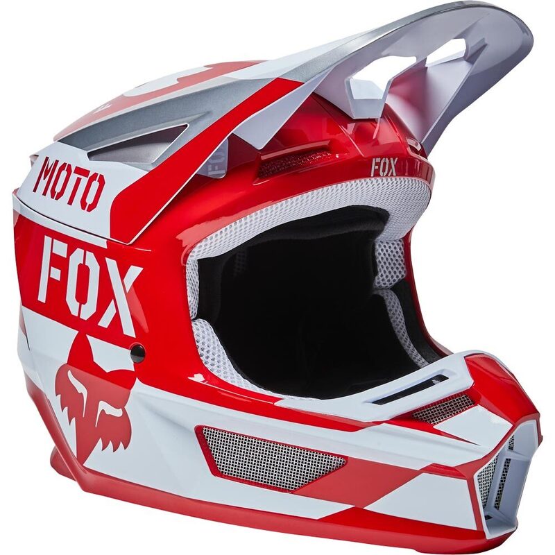 Fox red sale helmet