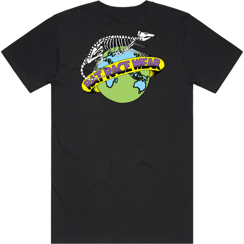 Rat Racing Rat World Black Tee